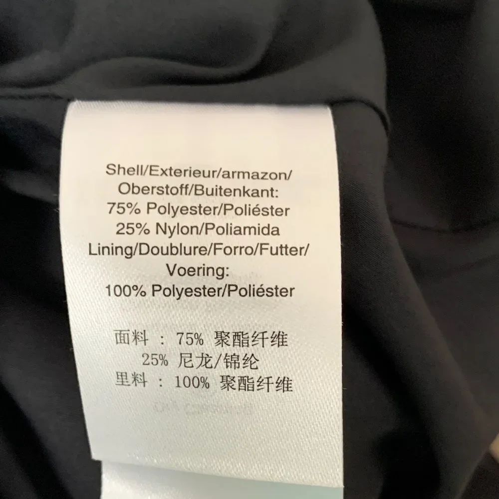 NWT Dkny Black Spaghetti Strap Bubble Hem Mini Dress with Grommet Belt Size 14 - Picture 11 of 12